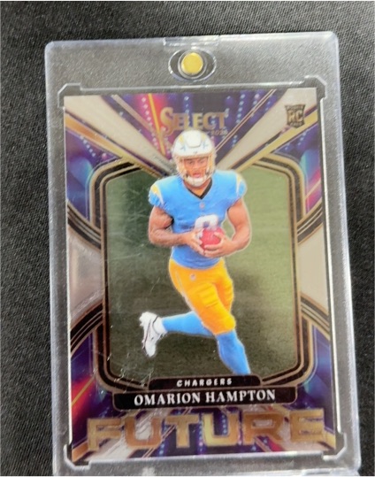 2025 Panini Select #13 Omarion Hampton Future Rookie — front