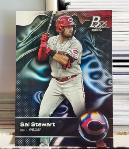 2023 Bowman Platinum #TOP-75 Sal Stewart — front