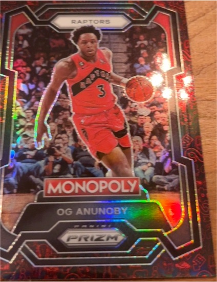 2023-24 Panini Prizm Monopoly #83 OG Anunoby — front