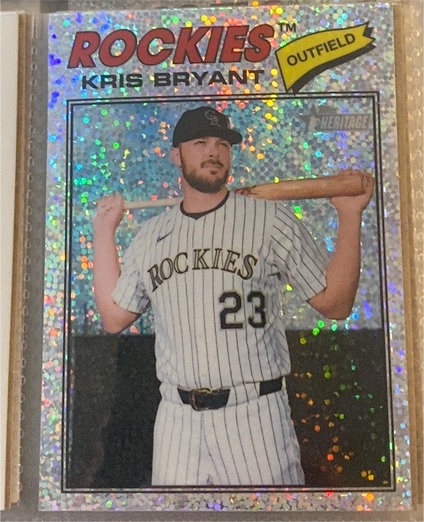 2026 Topps Heritage #22 Kris Bryant — front