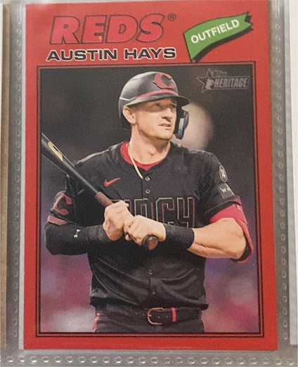 2026 Topps Heritage #80 Austin Hays — front