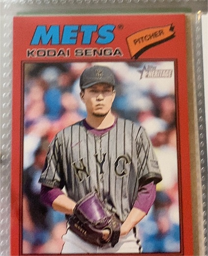2026 Topps Heritage #317 Kodai Senga — front