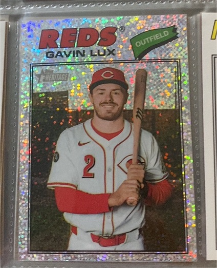2026 Topps Heritage #352 Gavin Lux — front