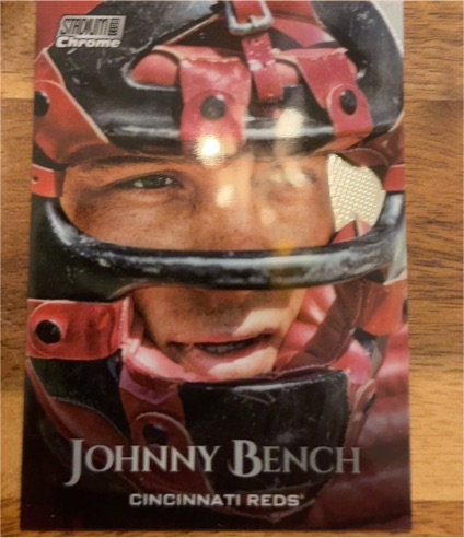 2019 Topps Stadium Club Chrome #SCC-13 Johnny Bench — front
