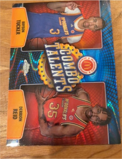 2024 Topps Chrome McDonald's Combo Talents #COT-BRY Bryson Tucker / Derrion Reid — front
