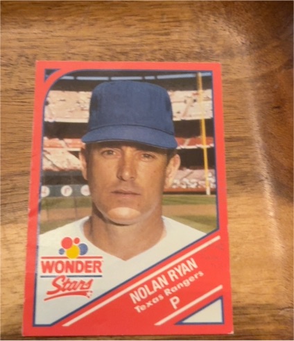 1990 Wonder Bread Stars #16 Nolan Ryan — front