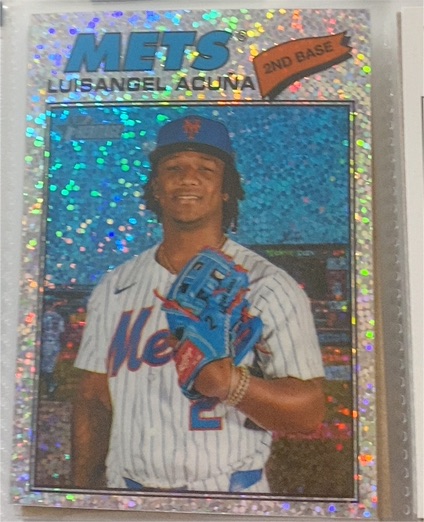2026 Topps Heritage #132 Luisangel Acuna — front