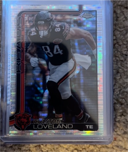 2025 Topps Chrome #345 Colston Loveland — front