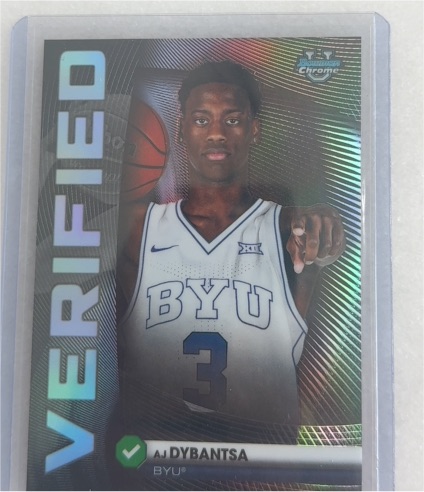 2025 Topps Bowman Chrome #BV-1 AJ Dybantsa — front