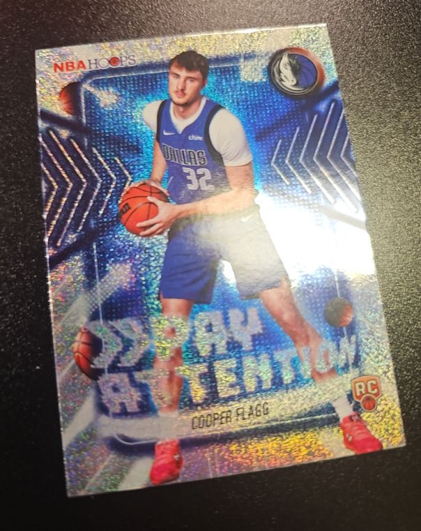 2025-26 Topps NBA Hoops #PA-16 Cooper Flagg Pay Attention — front