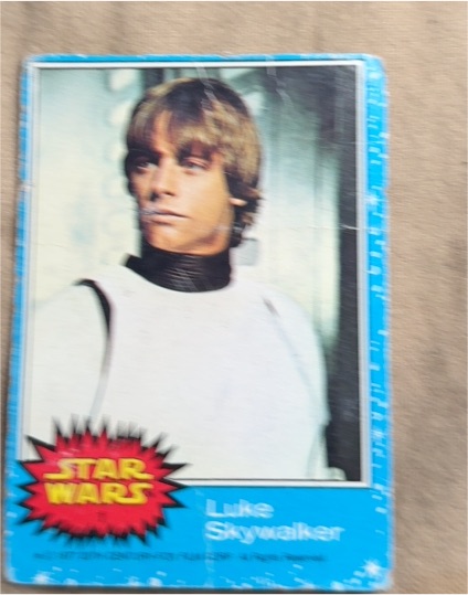 1977 Topps Star Wars #1 Luke Skywalker — front