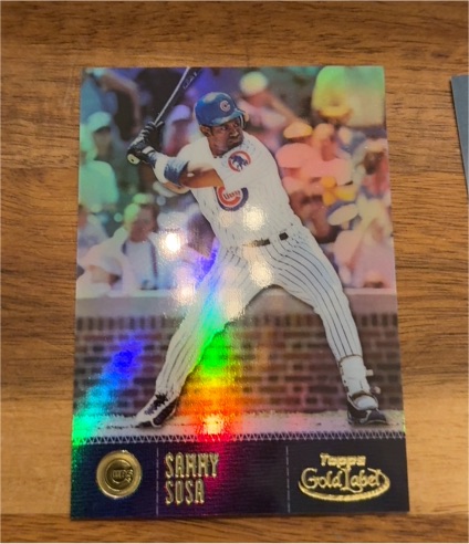 2001 Topps Gold Label #96 Sammy Sosa — front