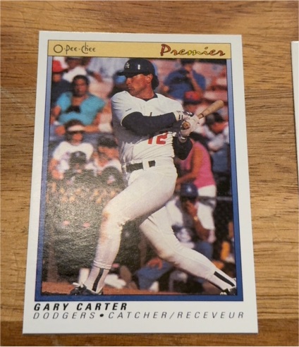 1991 O-Pee-Chee Premier #19 Gary Carter — front