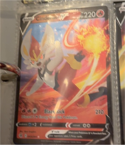 2020 Pokémon #043 Cinderace V — front