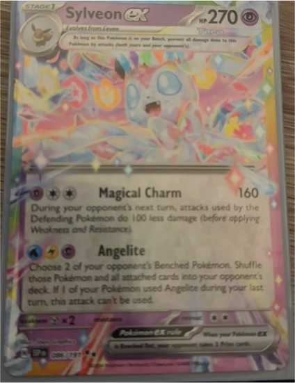2024 Pokémon Surging Sparks #86 Sylveon ex — front