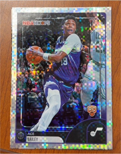 2025-26 Topps NBA Hoops #38 Ace Bailey — front