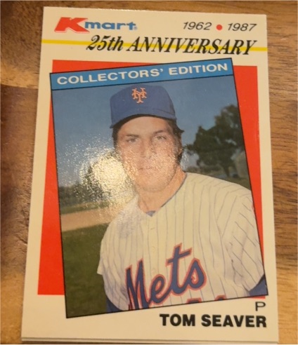 1987 Topps Kmart 25th Anniversary #21 Tom Seaver — front