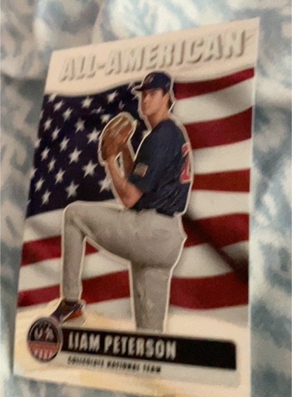 2026 Panini Stars & Stripes #21 Liam Peterson All-American — front