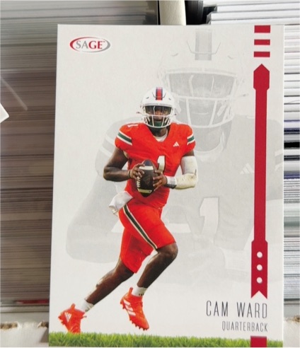 2025 Sage #1 Cam Ward — front