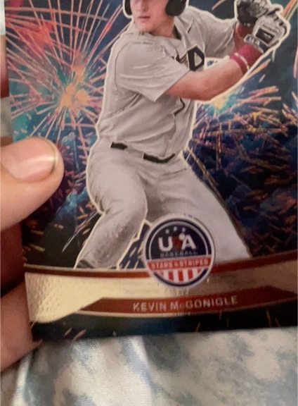 2026 Panini Stars & Stripes Fireworks #5 Kevin McGonigle — front