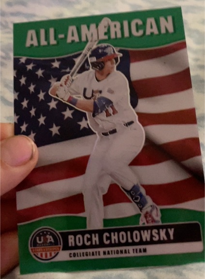 2026 Panini Stars & Stripes #7 Roch Cholowsky All-American — front