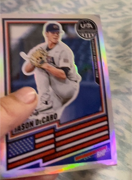 2026 Panini Stars & Stripes Prizm #105 Jason DeCaro — front