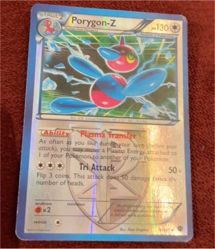 2013 Pokémon TCG Plasma Blast #74 Porygon-Z — front