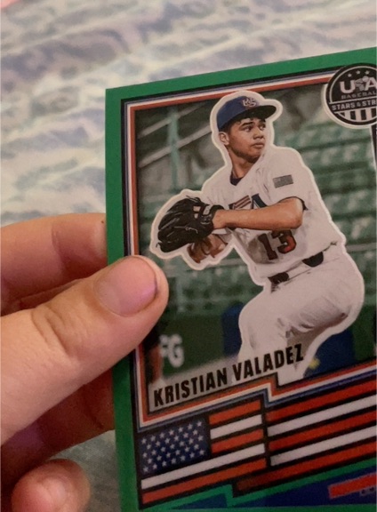 2026 Panini Stars & Stripes #108 Kristian Valadez — front
