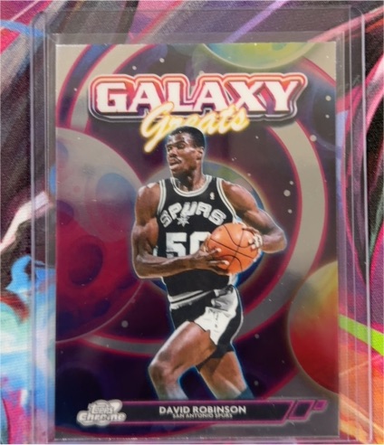 2025-26 Topps Cosmic Chrome #GG-2 David Robinson Galaxy Greats — front