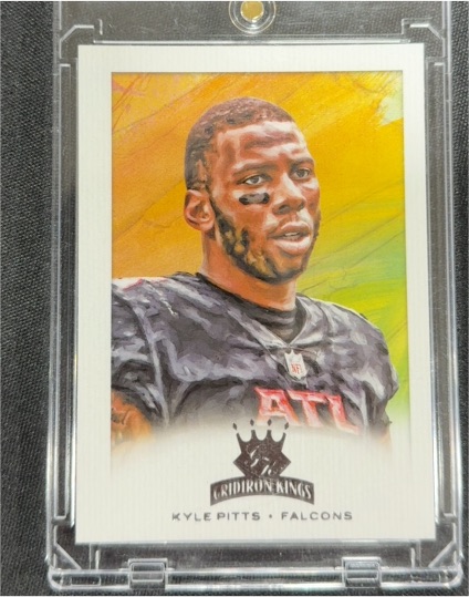 2021 Panini Chronicles Gridiron Kings #GK-22 Kyle Pitts — front