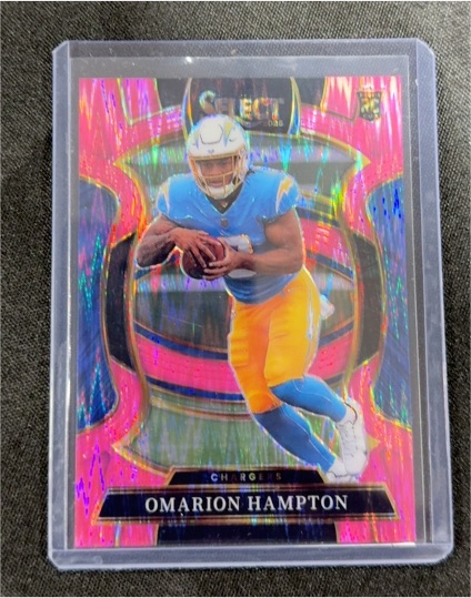 2025 Panini Select #2 Omarion Hampton — front