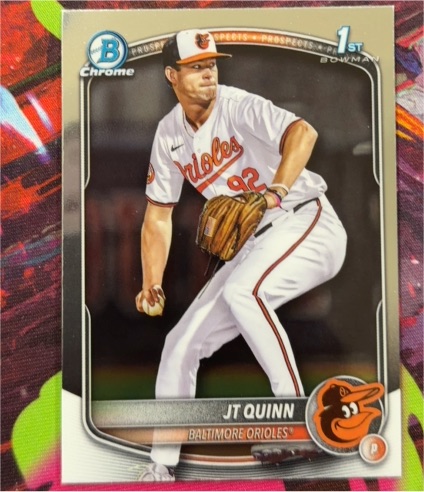 2025 Bowman Draft Chrome #BDC-85 JT Quinn — front