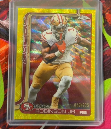 2025 Topps Chrome #296 Brian Robinson Jr — front