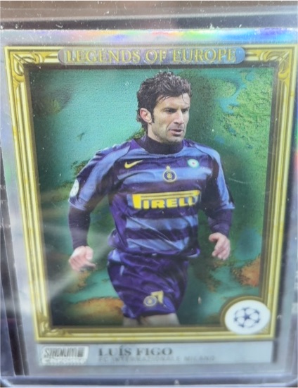 2022-23 Topps Stadium Club Chrome Legends of Europe #LE-LF Luis Figo — front