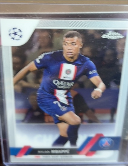 2022-23 Topps Chrome UEFA Club Competitions #100 Kylian Mbappe — front