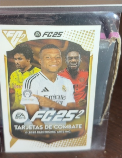 2025 EA Sports FC 25 Tarjetas de Combate Kylian Mbappé — front