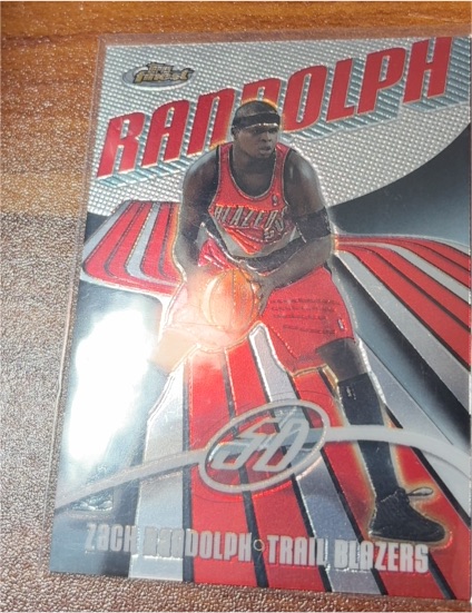 2003-04 Topps Finest #1 Zach Randolph — front