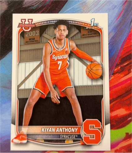2025-26 Bowman University #BPP-4 Kiyan Anthony — front