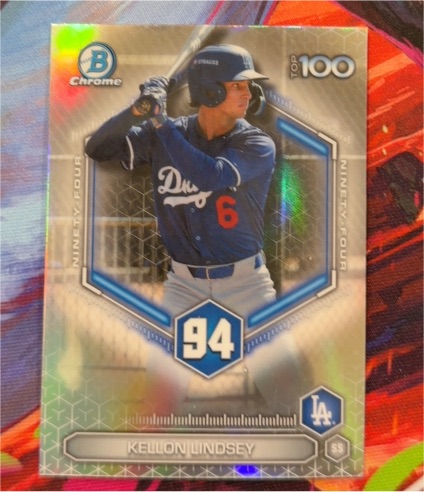 2026 Bowman Chrome Top 100 #BTP-94 Kellon Lindsey — front
