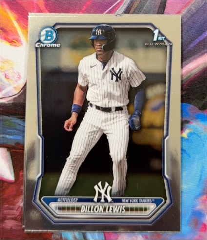 2026 Bowman Chrome #BCP-148 Dillon Lewis — front