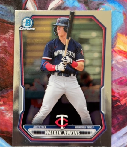 2026 Bowman Chrome #BCP-98 Walker Jenkins — front