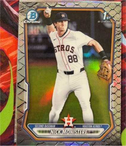 2026 Bowman Chrome #BCP-103 Nick Monistere — front