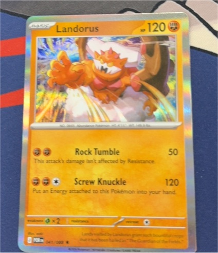 2016 Pokémon Perfect Order #041 Landorus — front