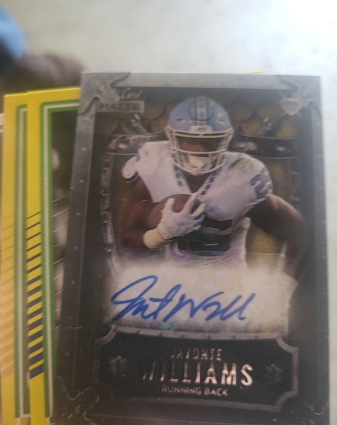 2021 Leaf Wild Card Matte #WWB8 Javonte Williams — front
