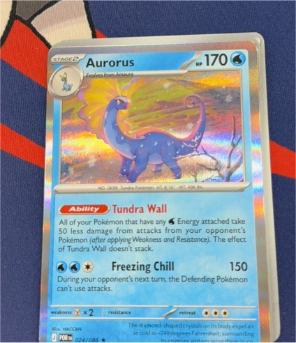 2016 Pokémon TCG Perfect Order #024 Aurorus — front