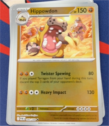 2026 Pokémon Perfect Order #040 Hippowdon — front