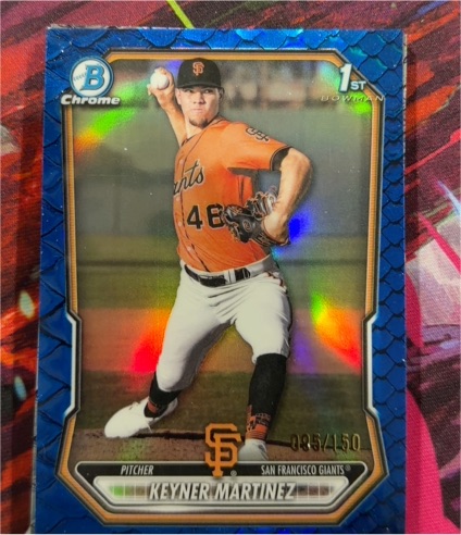 2026 Bowman Chrome #BCP-132 Keyner Martinez — front