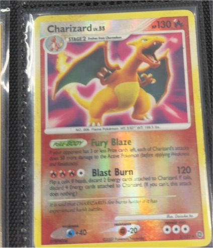 2007 Pokémon Diamond & Pearl #3 Charizard Lv. 55 — front