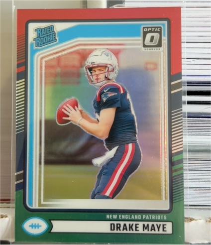 2024 Panini Donruss Optic #379 Drake Maye — front