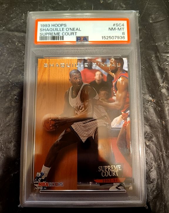 1993 Hoops Supreme Court #SC4 Shaquille O'Neal — front